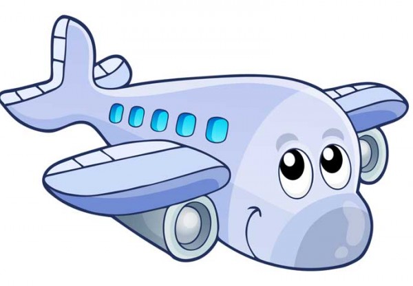 دانلود طرح کلیپ آرت هواپیما کارتونی