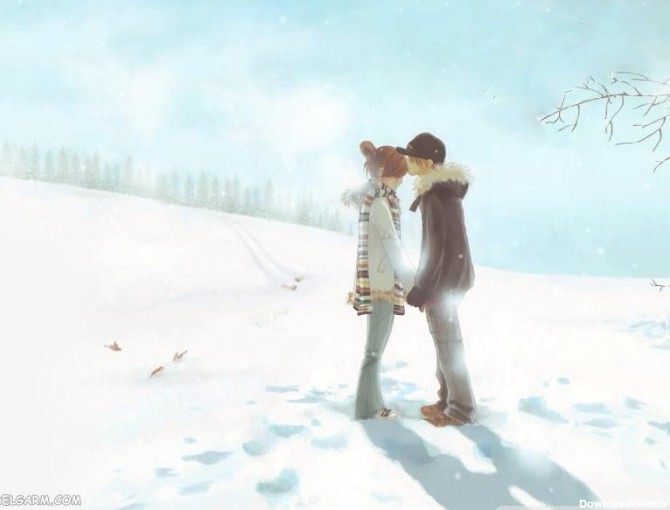 22 عکس عاشقانه و رمانتیک زمستانی برای پروفایل و اینستاگرام