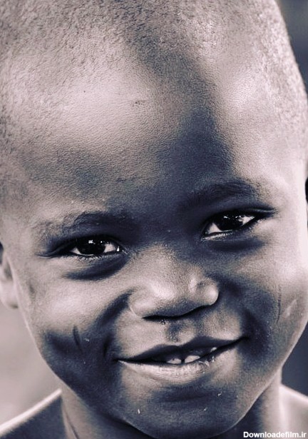 عکس کودک سیاه پوست