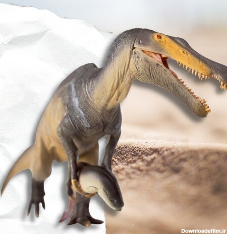 قیافه ترسناک و عجیب یک دایناسور درنده در برزیل