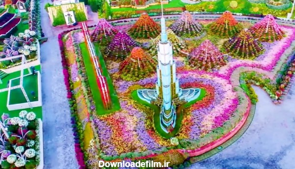 زیباترین باغ های جهان : باغ گل های دبی 2