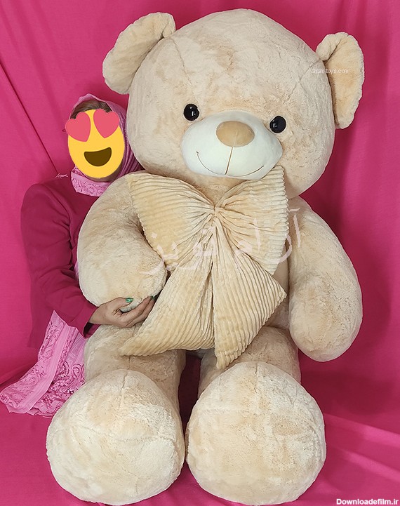 عروسک خرس بزرگ - قیمت خرس شاسخین 1 متری و 2 متری ارزان