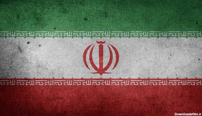 عکس پرچم کشور ایران روی دیوار | تیک طرح مرجع گرافیک ایران