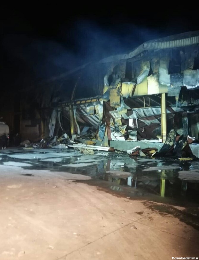 آتش‌سوزی کارخانه کاله عراق