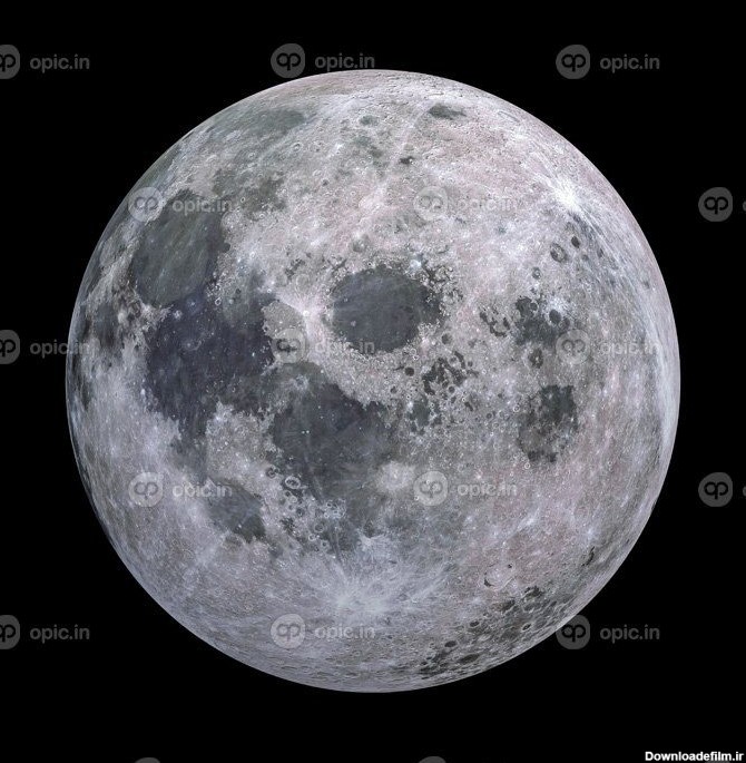 دانلود عکس ماه کامل ماه زیبا ماه خندان در شب | اوپیک