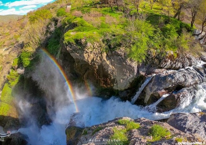 اوج زیبایی طبیعت در آبشار آرام بخش شلماش +تصاویر - تسنیم