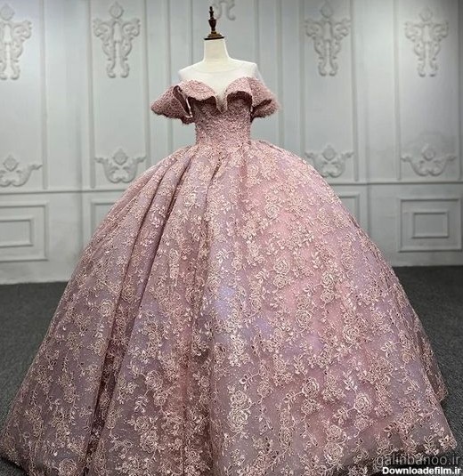 مدل لباس عروس پرنسسی رنگی جدید 2023 - 1402