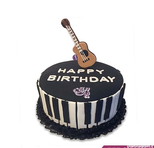 کیک تولد موسیقی - کیک گیتار بی بی کینگ | کیک آف