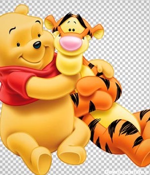 دانلود شخصیت کارتونی پوه (pooh) و ببر (Tiger) با کیفیت بالا