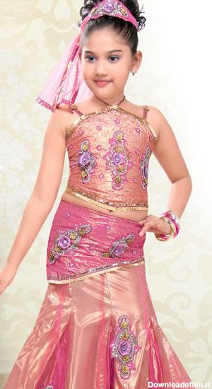 مدل لباس مجلسی هندی بچگانه