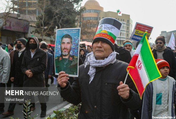 عکس/ راهپیمایی مردم مشهد در حمایت از فلسطین و یمن  