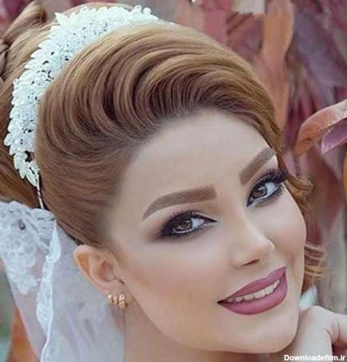 عکس مدل آرایش عروس عربی