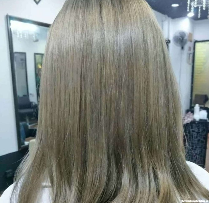 مدل موی دودی زیتونی روشن