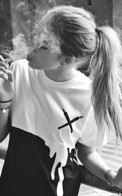 عکس پروفایل دخترونه لاتی با سیگار