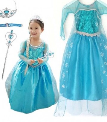 خرید لباس کودک لباس السا دخترانه