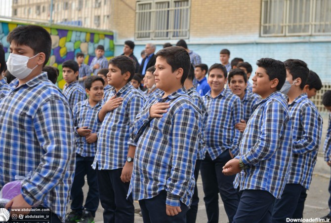 حضور خادمان در دبیرستان نیایش شاد آباد / عکس: مصطفی محمدی ...