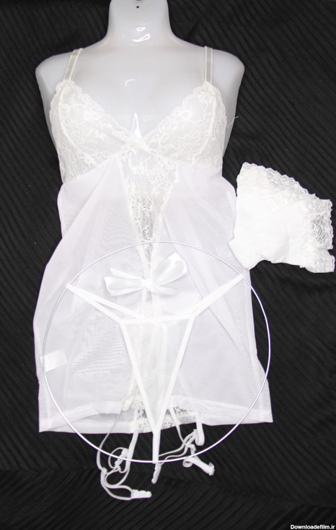 لباس خواب سفید فانتزی - فروشگاه پوشاک فانتزی بانوان (بانومال)