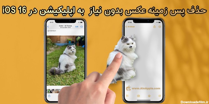 حذف پس‌زمینه عکس بدون نیاز به اپلیکیشن در ios16 - وبلاگ الواپل