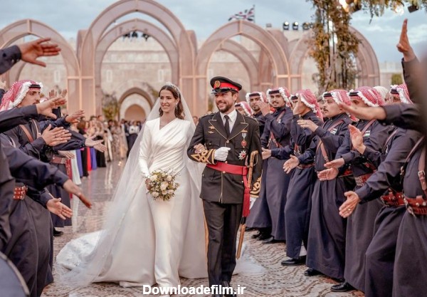 تصاویر مراسم ازدواج سلطنتی ولیعهد اردن پرنس حسین و پرنسس رجوه| مووی 21