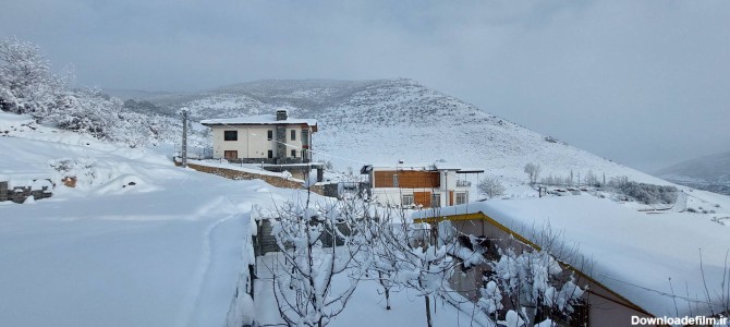 (تصاویر) جلوه‌ای زیبا از منظره برفی شمال کشور