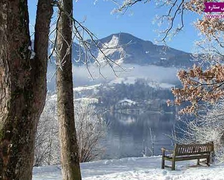 عکس منظره برفی - تصویر برفی زمستان - عکس طبیعت