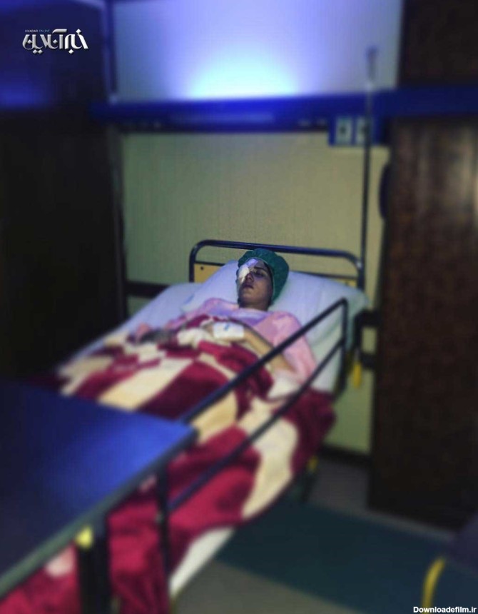 پریناز ایزدیار روی تخت بیمارستان/ عکس