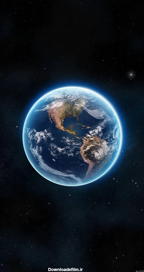 عکس کره زمین برای صفحه گوشی - عکس نودی