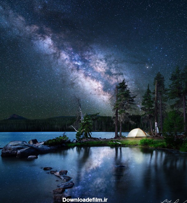 تصاویر شگفت انگیز از آسمان پر ستاره و زیبای شب