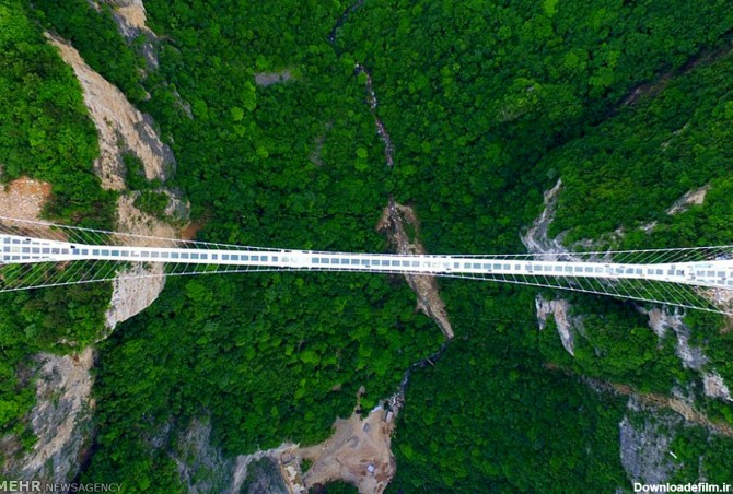 تصاویر: پل های ترسناک شیشه ای بر فراز دره های چین‎