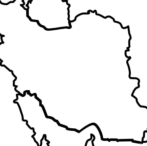عکس نقشه ایران توخالی - عکس نودی