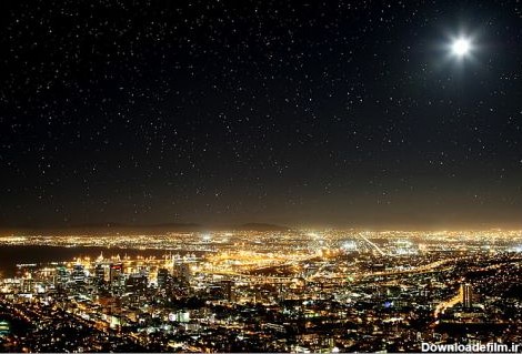 ایجاد آسمان شب پر ستاره در فتوشاپ