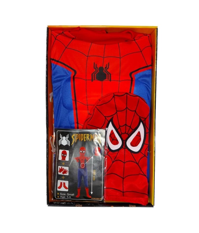 لباس مرد عنکبوتی سیکس پک دار با وسایل کامل - Spiderman