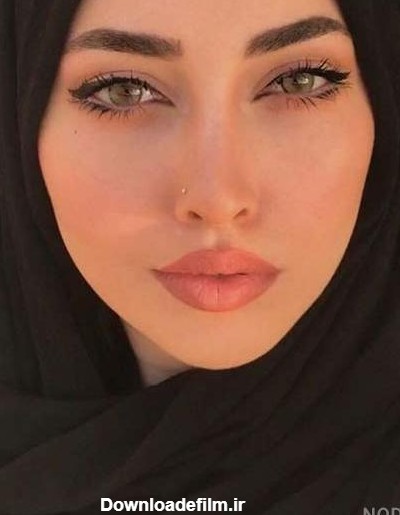 عکس چهره زیبا با حجاب