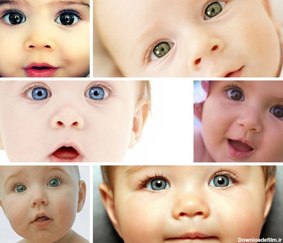 تعیین رنگ چشم نوزادان در بدو تولد | یک زن