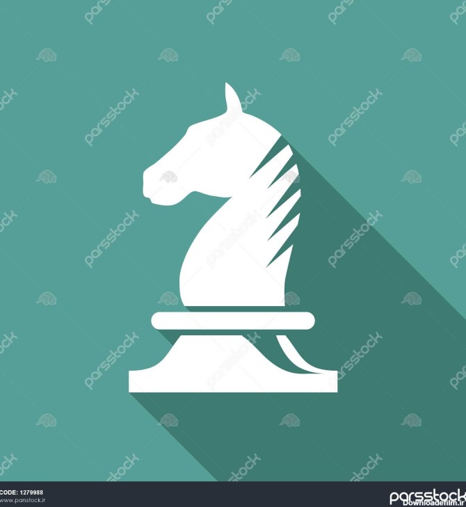 وکتور لوگو اسب شطرنج 1279988