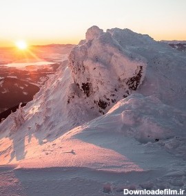 دانلود رایگان عکس کوهستان برفی با کیفیت بالا | طبیعت | فایل آوران