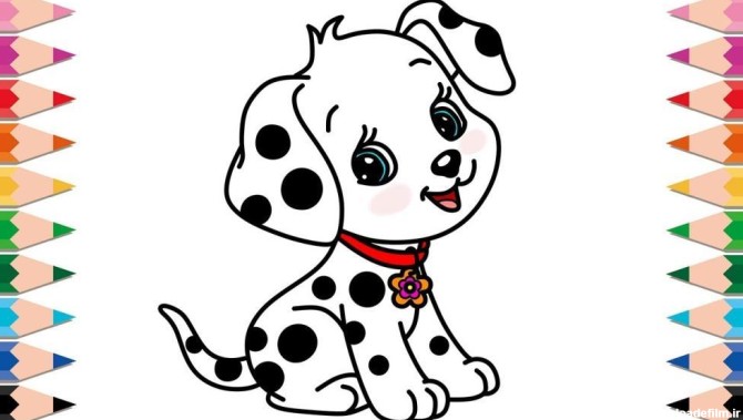 آموزش کشیدن نقاشی سگ زیبا و آسان کودکانه | 4 مدل نقاشی سگ ...