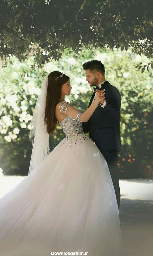 عروس زیبا و داماد شیک - عکس ویسگون