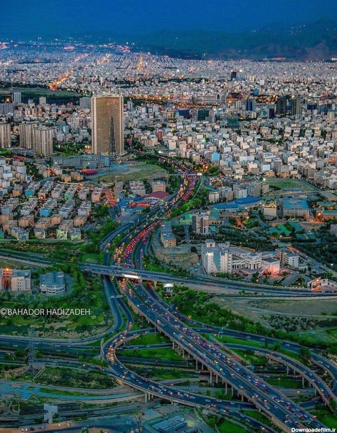 تهران زیبا از زاویه ای که تا به حال ندیده اید+عکس