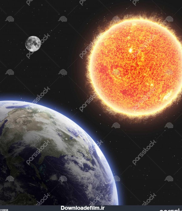 زمین و خورشید المان ها از این تصویر مبله شده توسط NASA 1110956