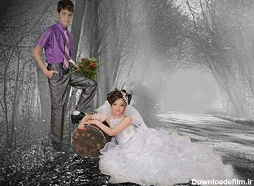 مراسم جنجالی عروسی دختر و پسر بچه ایرانی + عکس