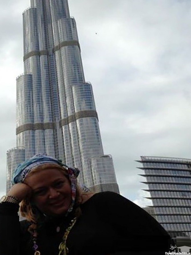 عکس لورفته بهاره رهنما در برج خلیفه دبی