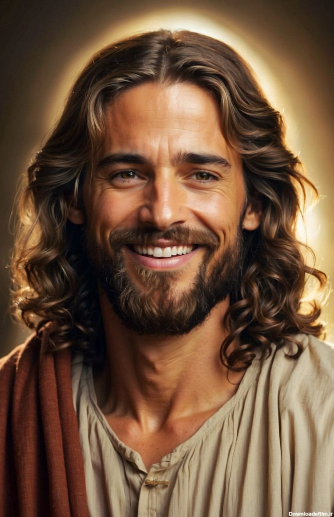 عیسی لبخند میزند