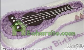 عکس کیک تولد گیتار