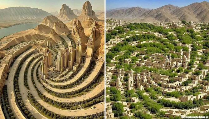 هوش مصنوعی با شهرهای ایران چه کرد؟! (عکس)