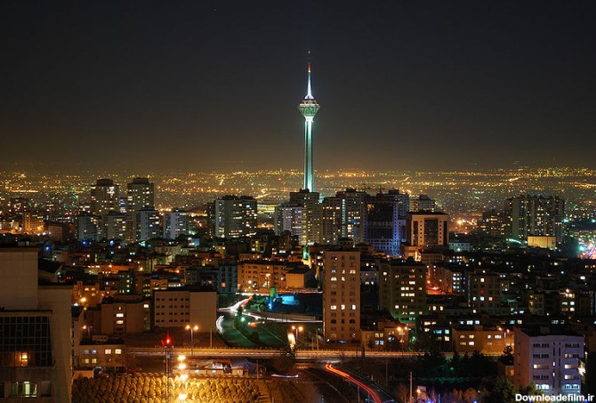 آخرین خبر | عکس/ نمایی بسیار زیبا از تهران در شب