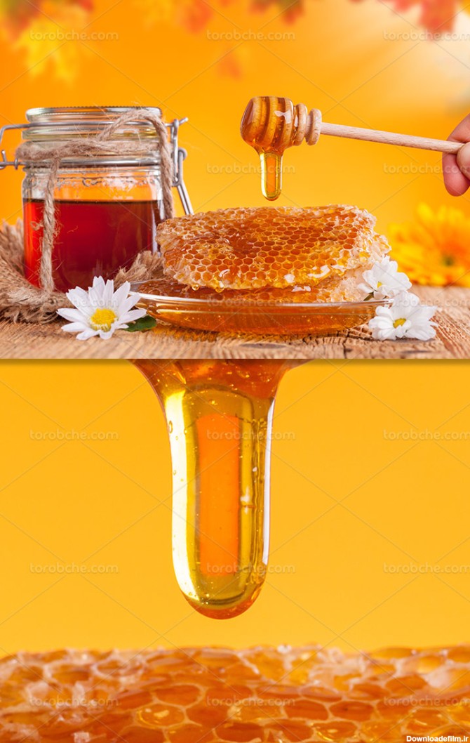 عکس موم و عسل با کیفیت - گرافیک با طعم تربچه - طرح لایه باز
