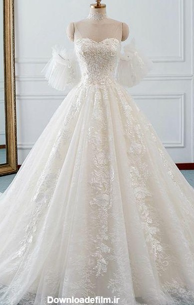 عکس شیک و شاخ از لباس عروس زیبا و بروز با کیفیت باور نکردنی