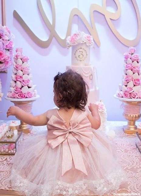 مدل لباس پرنسسی دختر بچه ها برای جشن تولد یک تا سه سالگی – سحربانو