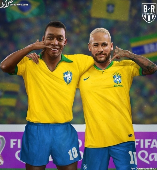نیمار در کنار پله، بهترین گلزن تاریخ برزیل شد + عکس